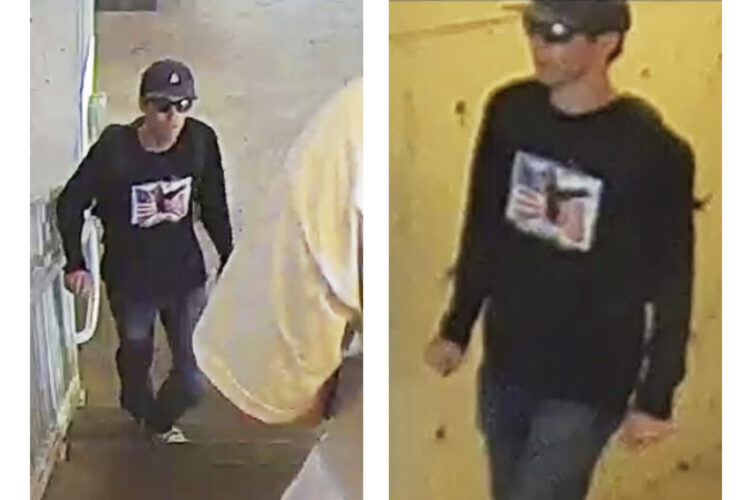 The Latest: FBI releases photos of a person of interest in Kirk assassination